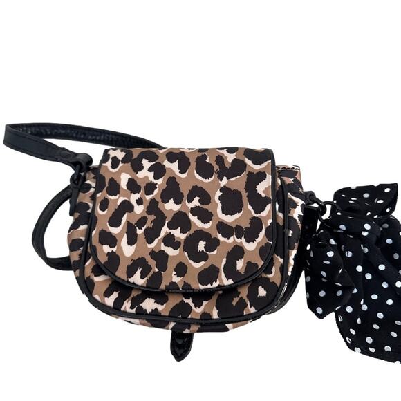 JUICY COUTURE Bow and Leopard Animal Print Crossbody - Picture 5 of 7